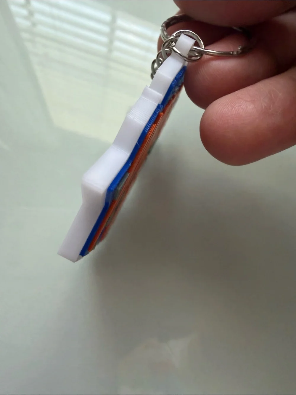 New York Knicks Orange & Blue Keychain